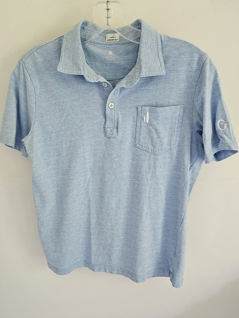 Johnnie-O Blue Golf Polo Shirt Boys